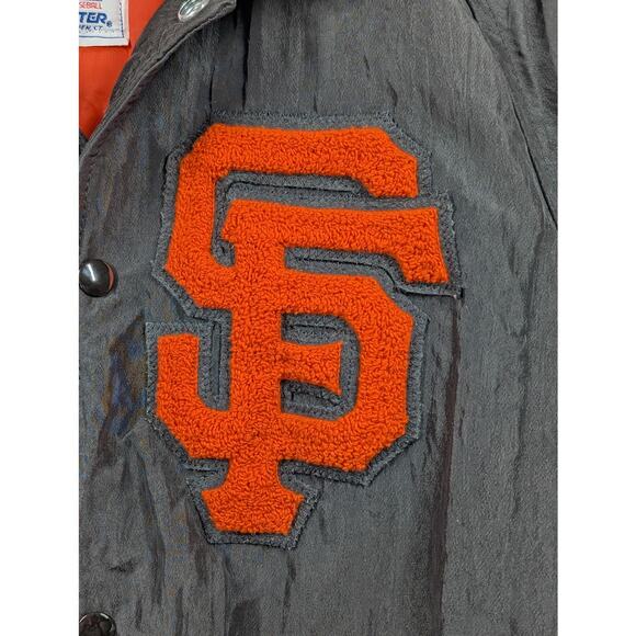 Starter Diamond Collection San Francisco Giants Black Orange Vintage Size SMALL - Picture 3 of 10